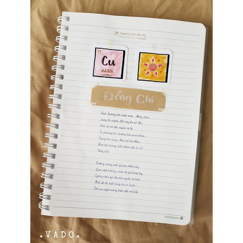 Nữ sinh lớp 9 khiến dân mạng phát cuồng khi biến vở Văn thành tác phẩm hội hoạ đẹp mê hồn-7