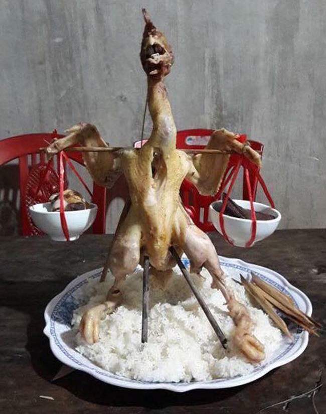 Những tư thế luộc gà độc nhất vô nhị Tết 2019-2