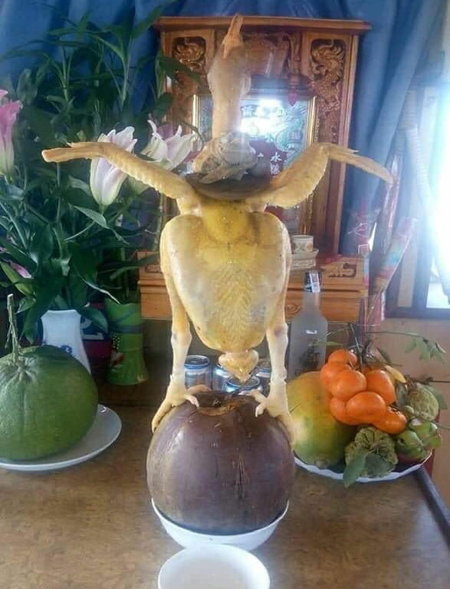 Những tư thế luộc gà độc nhất vô nhị Tết 2019-3