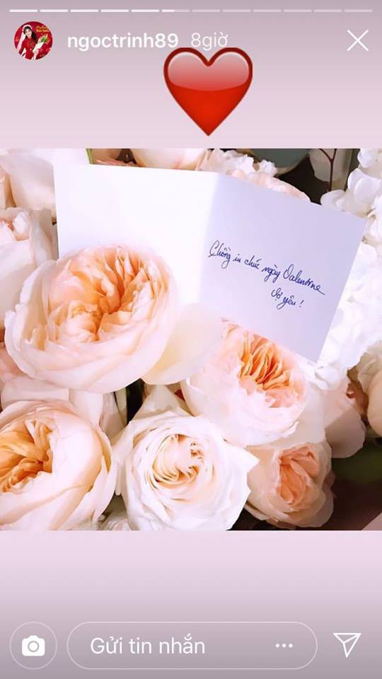 Ngọc Trinh khoe quà Valentine lãng mạn và cách gọi người yêu khiến fan hâm mộ không khỏi bất ngờ-1