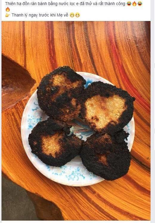 Bắt chước làm bánh chưng rán nước lọc, chị em cười ra nước mắt vì thành phẩm-3