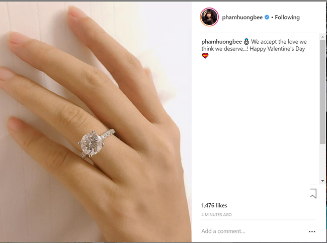 Chỉ nhìn chiếc nhẫn đính hôn khủng trên tay Phạm Hương đủ hiểu gia thế của người đàn ông đó thế nào-1