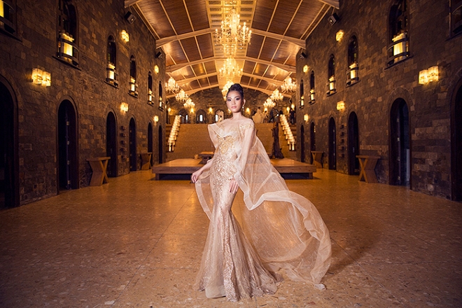 Á hậu Trương Thị May quyền quý, đài các với loạt đầm dạ hội-13