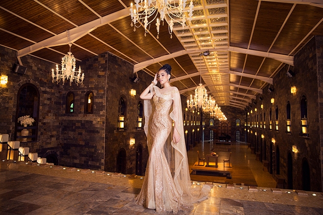 Á hậu Trương Thị May quyền quý, đài các với loạt đầm dạ hội-14