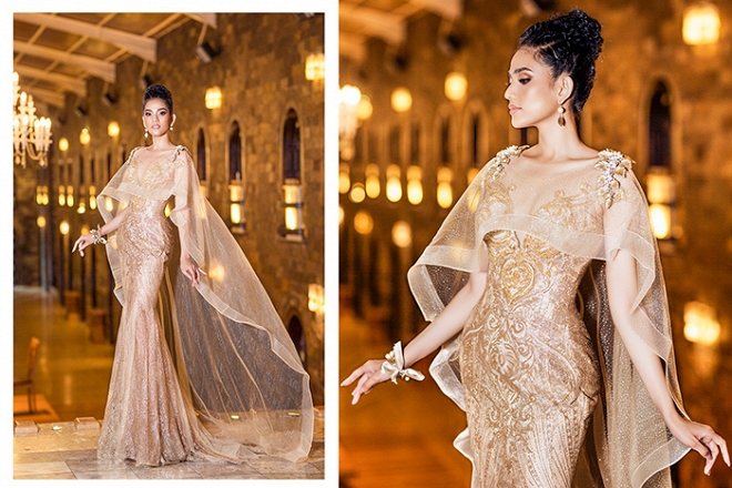 Á hậu Trương Thị May quyền quý, đài các với loạt đầm dạ hội-4