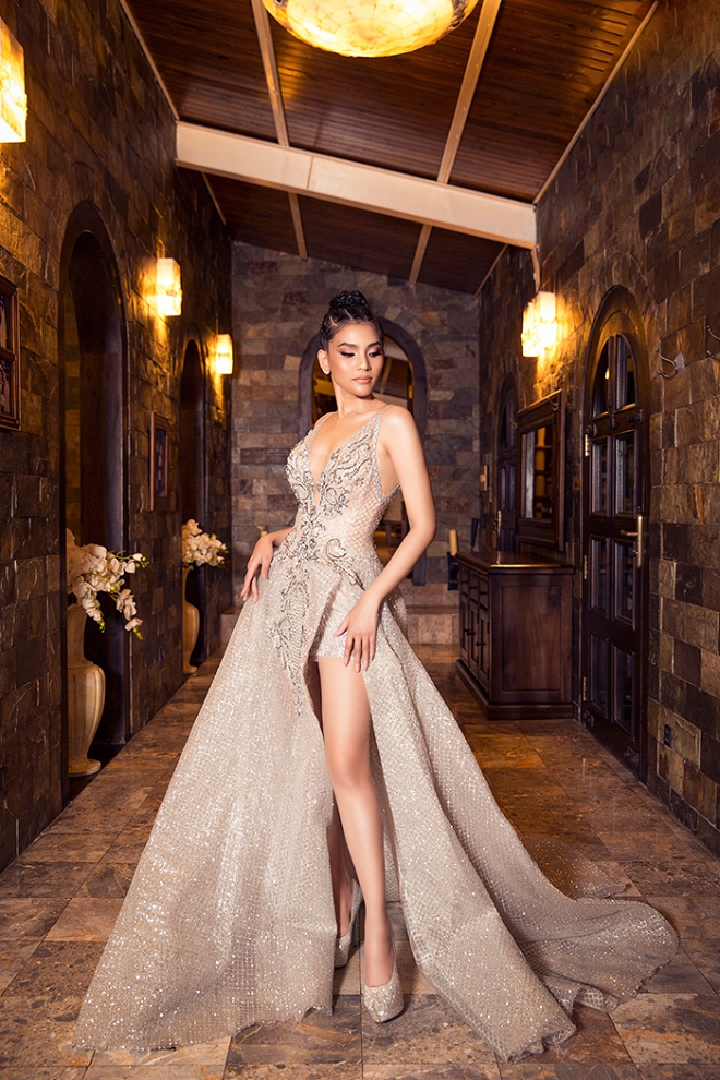 Á hậu Trương Thị May quyền quý, đài các với loạt đầm dạ hội-7