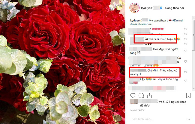 Nghi vấn Minh Triệu tặng Kỳ Duyên hoa hồng đỏ thắm nhân ngày Valentine, cả hai đang khéo léo công khai chuyện tình cảm?-2
