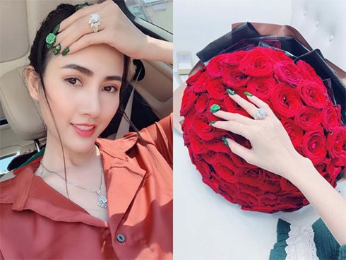 Hoa hậu vừa được bạn trai về tận quê Tiền Giang tặng nhẫn 5,5 tỷ giàu cỡ nào?