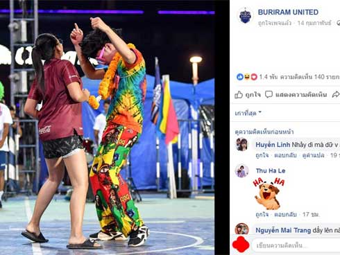 Xuân Trường đá chính, khiến CĐV Buriram United trầm trồ với kỹ năng điêu luyện-3