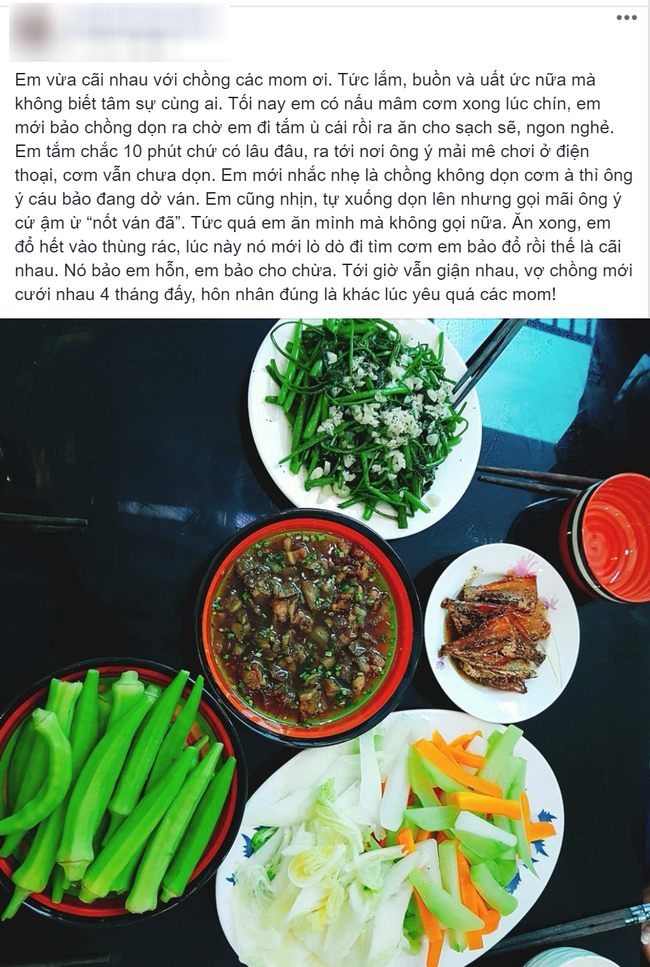 Nấu xong mâm cơm ngon lành mà chồng mải chơi game không ăn, vợ đã hành động cực phũ khiến chị em tranh cãi vô hồi-1