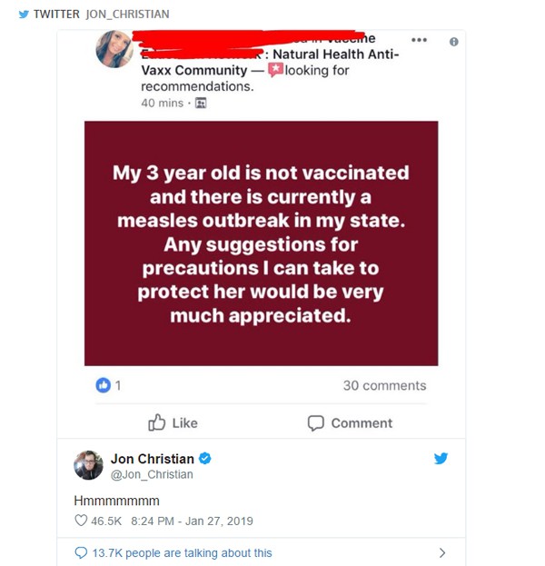 Anti vaccine: Khi có những đứa trẻ chết vì dịch bệnh thì người đau đớn hối hận là cha mẹ còn nhóm truyền bá thì lặn mất tăm”-4