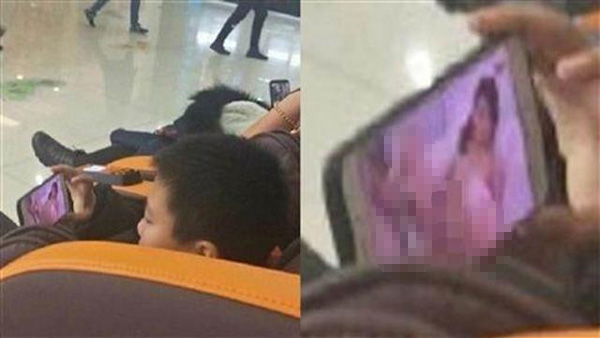 Nghe tiếng rên rỉ giữa chốn đông người, cô gái sững sờ khi nhìn sang chiếc ghế gần đó-1