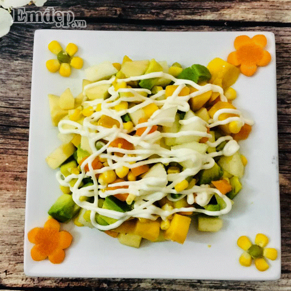 Thán phục mâm cơm chay ngũ hành Rằm tháng Giêng đẹp như bức tranh, không ai nỡ ăn của mẹ Hà thành-3