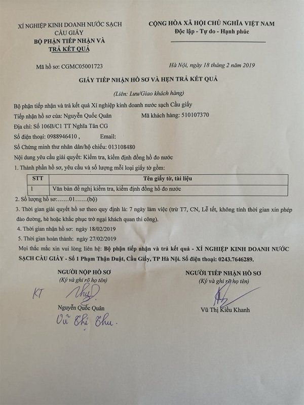 Thông tin mới nhất vụ tiền nước hơn 23,6 triệu/tháng ở Hà Nội-3