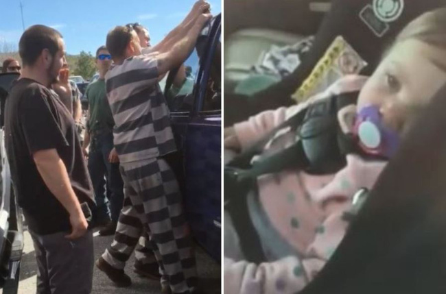 Thấy đứa trẻ thoi thóp thở trong chiếc xe hơi, 5 tù nhân vừa được thả đã lập công nhờ hành động nhanh trí này-1