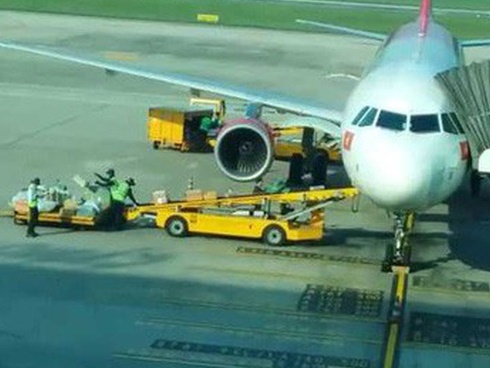 Ném hành lý như ném gạch, nhân viên sân bay Đà Nẵng bị cảnh cáo-2