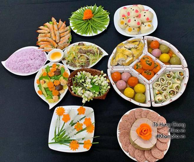 Hotmom HN chia sẻ mâm cỗ cúng Rằm tháng Giêng đẹp xuất sắc 12 món chỉ 2,5 tiếng là xong-2