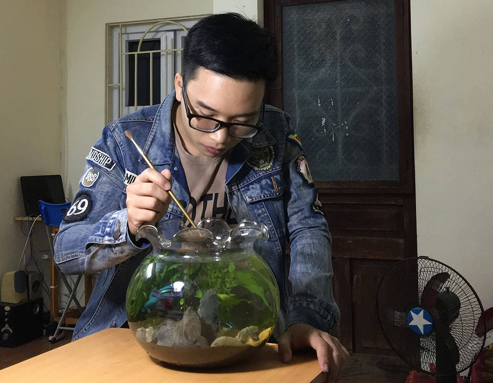 Hòn đá cuội hiện hình Phật: Vàng ròng của 9x Hải Phòng-1