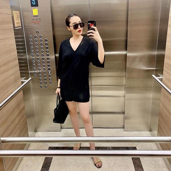 Còn đâu vẻ sành điệu ngày nào, Kỳ Duyên nay khác quá, dừ đi vài phần, lại hệt mẹ bầu-6