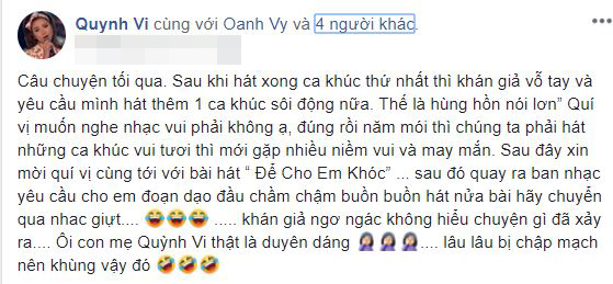 Sau ồn ào cướp hit, khi cùng hội ngộ trong một status Vy Oanh và Minh Tuyết lại có phản ứng bất ngờ-2