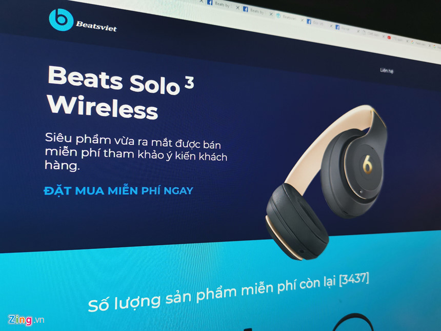 Lừa tặng tai nghe Beats trên Facebook kiếm 100 triệu/ngày ở VN-1
