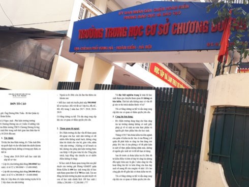Hiệu trưởng trường cấp 2 ở Hà Nội bị tố thu chi mờ ám