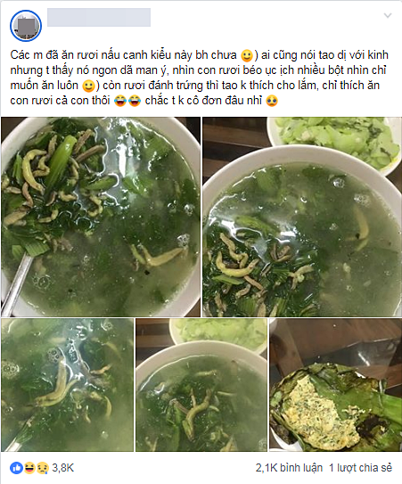 Khoe món đặc sản yêu thích, cô gái trẻ khiến dân tình sợ hãi vì thứ được đem ra nấu canh-1