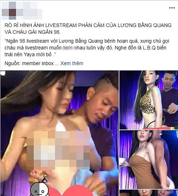 Thực hư việc Lương Bằng Quang tự tay nắn và chọn loại túi ngực để Ngân 98 nâng cấp vòng 1-2