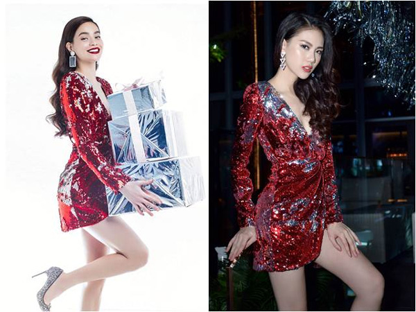 Đụng hàng chiếc váy sao trời, Hà Hồ không có đối thủ-1