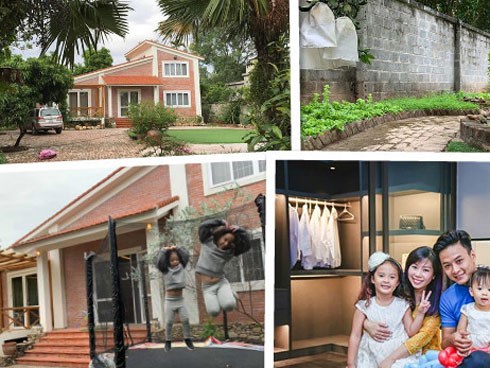 Cơ ngơi hoành tráng với nhà vườn rộng rãi của diễn viên Hồng Đăng