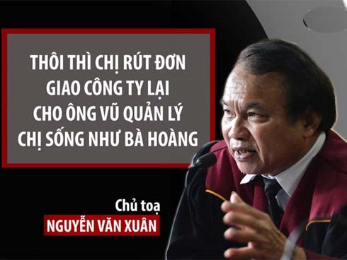 Vụ li hôn của ông chủ Trung Nguyên: Đề nghị của chủ tọa