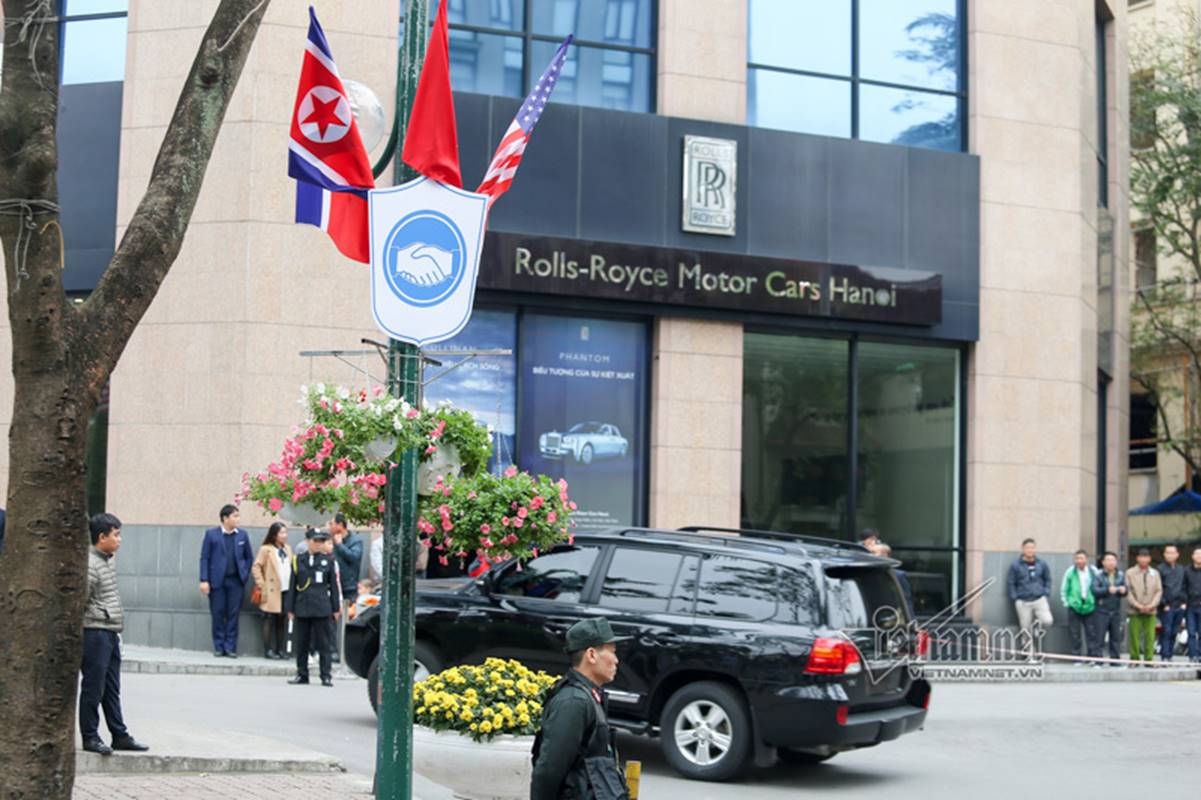 Đoàn tiền trạm Triều Tiên về khách sạn ở Hà Nội-1