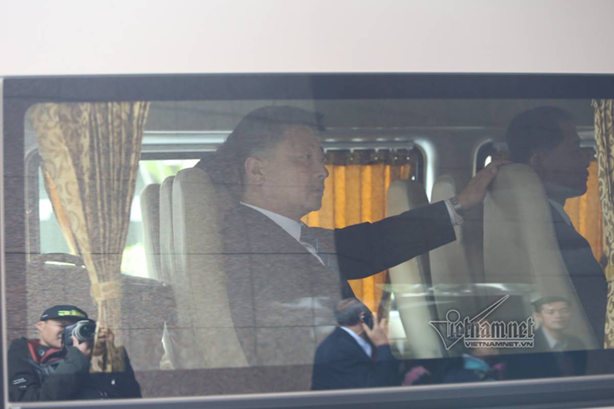 Đoàn tiền trạm Triều Tiên về khách sạn ở Hà Nội-5