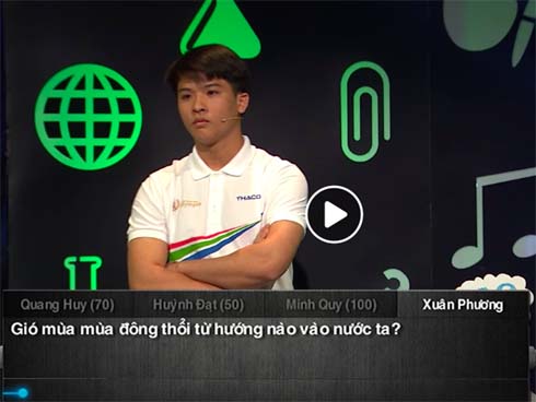 Nam sinh điển trai từng san bằng 2 kỷ lục 1 lúc tại Đường lên đỉnh Olympia tiếp tục giành vòng Nguyệt quế cuộc thi tháng-5