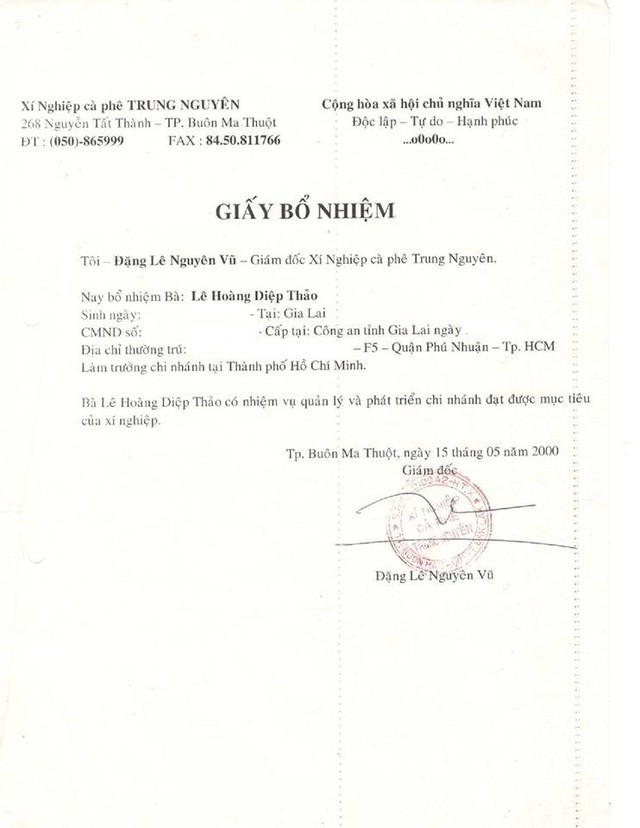 Ngay trước phiên xử, bà Lê Hoàng Diệp Thảo bất ngờ tung bằng chứng, kể lại sự thật lịch sử Trung Nguyên-3