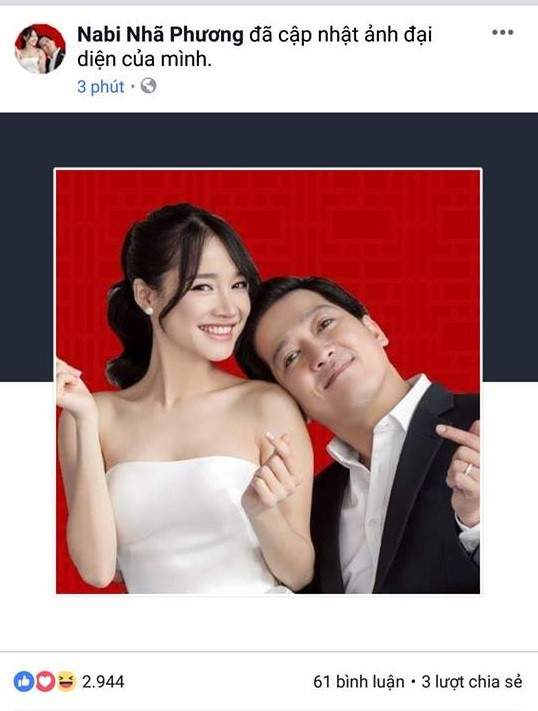 Nhã Phương thay ảnh bìa fanpage thành ảnh cưới nhưng cư dân mạng lại phát hiện ra điểm trùng hợp thú vị này-4