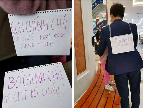 Hai tấm biển lạ, xác nhận bố - con chính chủ khiến ai cũng phải ngoái nhìn-1