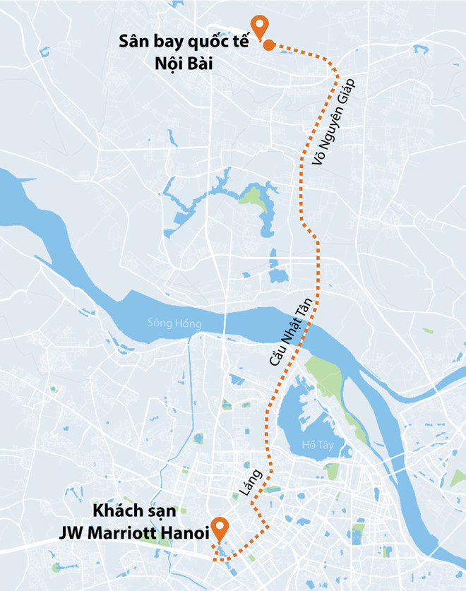 Tổng thống Trump cảm ơn Việt Nam sau khi đặt chân tới Hà Nội-1