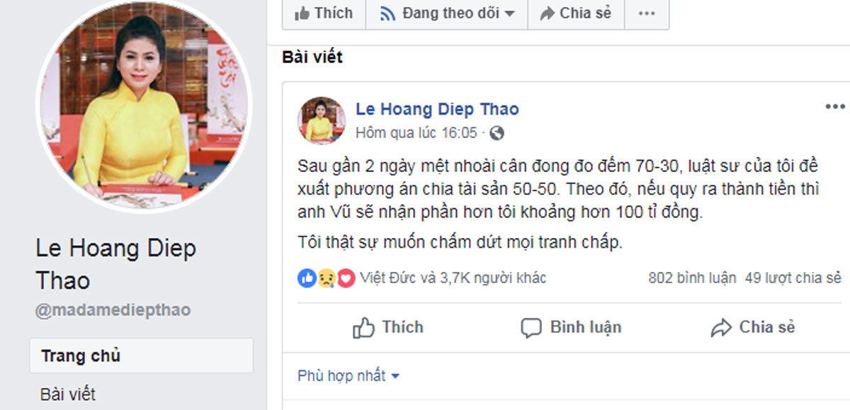 Khóc rất nhiều để thanh thản: Lê Hoàng Diệp Thảo muốn chấm dứt tranh chấp-2