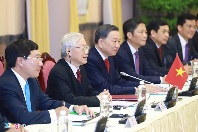 Thủ tướng Nguyễn Xuân Phúc hội kiến Tổng thống Trump-14