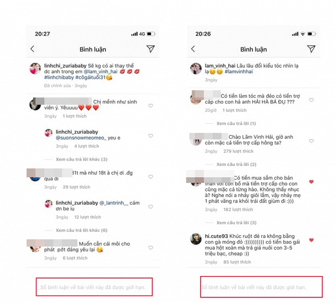 Sau khi khóa Facebook, Linh Chi và Lâm Vinh Hải chặn bình luận trên Instagram-2