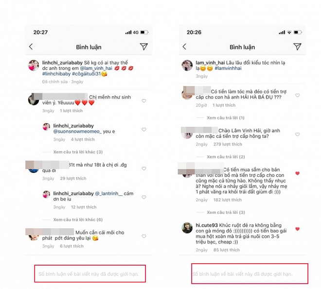 Sau khi khóa Facebook, Linh Chi và Lâm Vinh Hải chặn bình luận trên Instagram-2