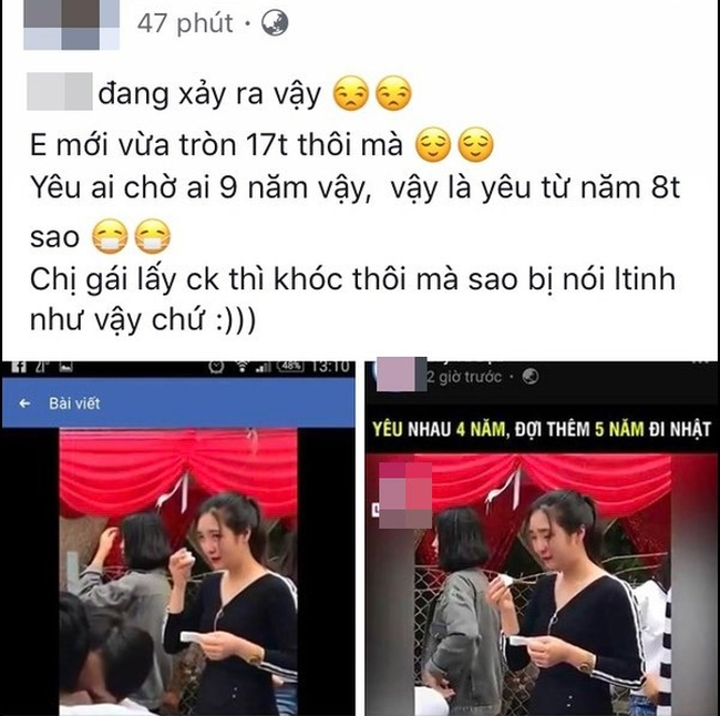 Clip cô gái xinh đẹp bật khóc giữa đám cưới của người yêu 9 năm gây sốt, nhưng sự thật rất sốc-2