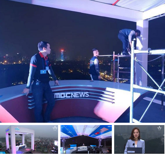 Vì sao các hãng thông tấn quốc tế đều chọn những nóc nhà của Hà Nội để đưa tin về Hội nghị thượng đỉnh Mỹ - Triều?-14