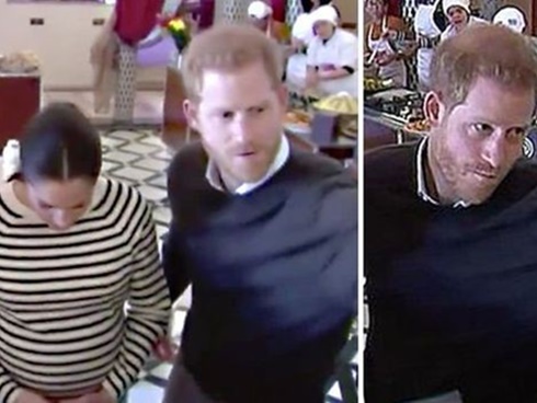 Đoạn clip Hoàng tử Harry quay sang hỏi vợ bầu Meghan: Có phải con của anh không? khiến cộng đồng mạng dậy sóng-2