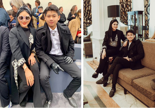 Mẹ chồng Hà Tăng khuynh đảo với loạt đồ hiệu xa xỉ, cậu út Hiếu Nguyễn khiến dân tình bấn loạn về vẻ ngoài bảnh bao-2