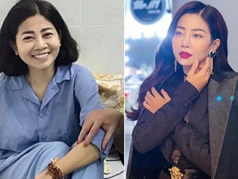 Sau thời gian điều trị bệnh ung thư, khó ai có thể nhận ra đây là Mai Phương