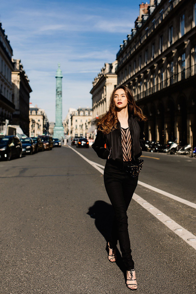 Bỏ quên nội y Hồ Ngọc Hà hóa quý cô sành điệu giữa đường phố Paris-2