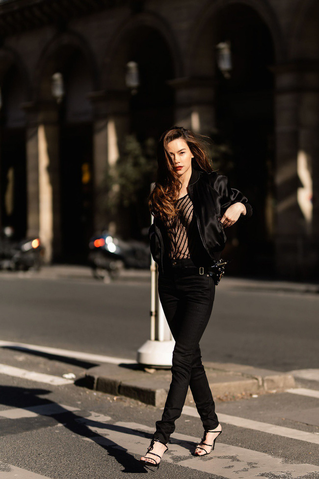 Bỏ quên nội y Hồ Ngọc Hà hóa quý cô sành điệu giữa đường phố Paris-3