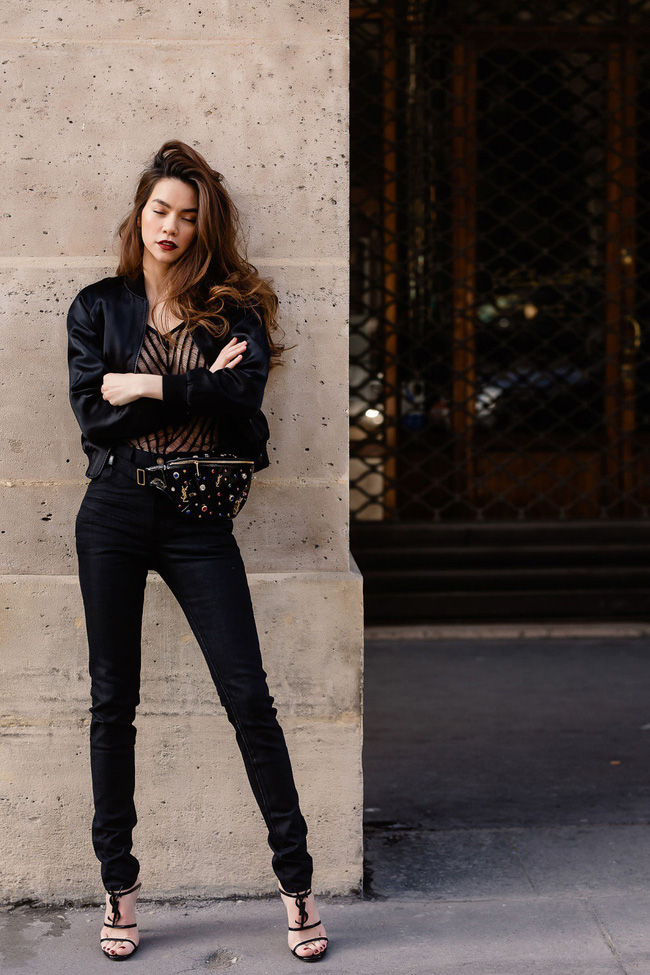 Bỏ quên nội y Hồ Ngọc Hà hóa quý cô sành điệu giữa đường phố Paris-7